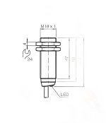 سنسور القایی NBB8-18GM50-E2 - Image 2